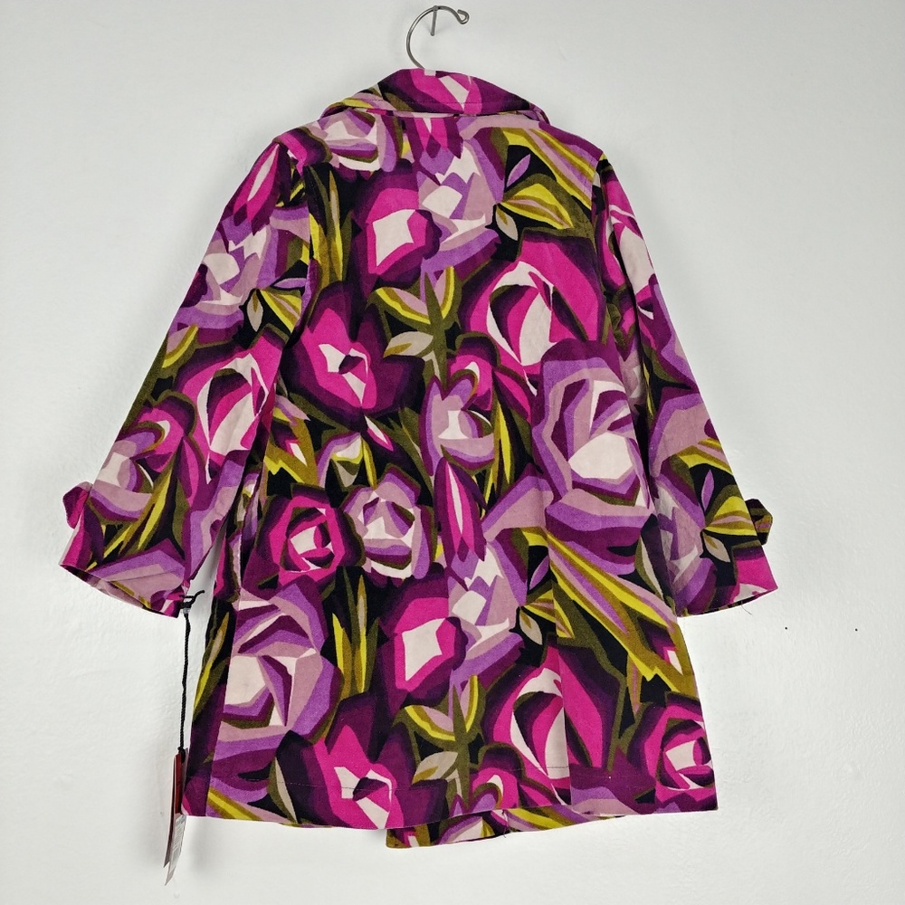 NWT Missoni for Target Girls Floral Trench Coat L - Picture 4 of 4